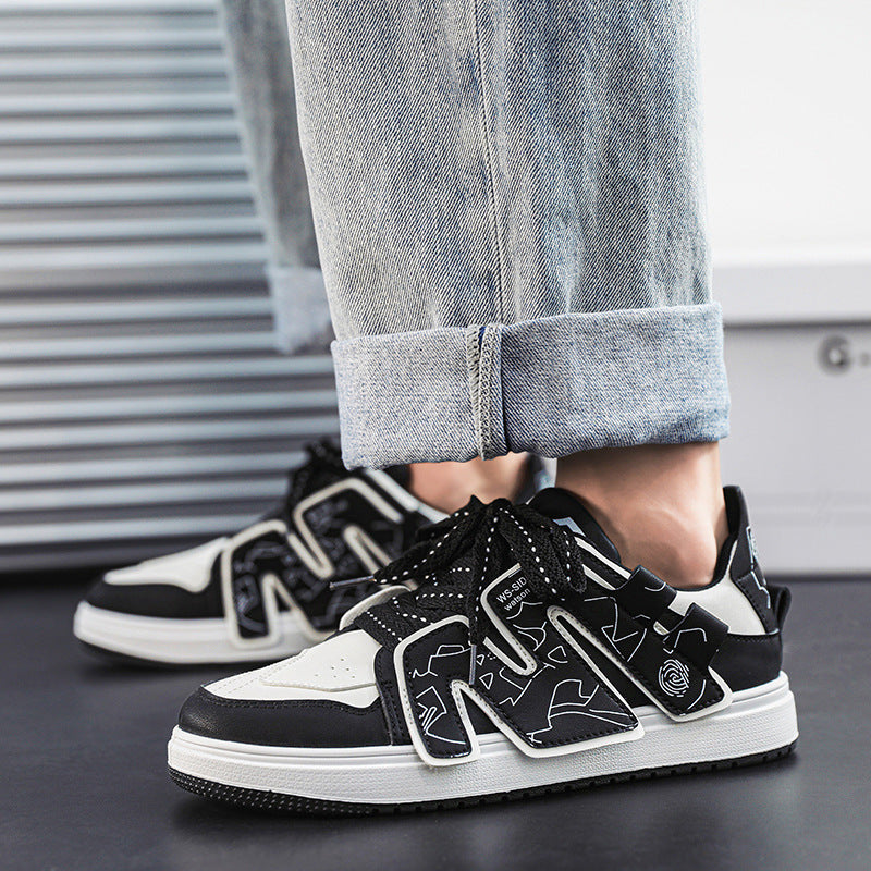 Zapatillas de deporte con cordones para estudiantes de moda de primavera