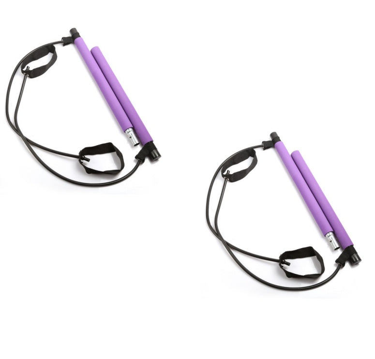 Bandes de résistance de Yoga Crossfit, corde de traction, Portable, entraînement de gymnastique, Pilates, barre d'entraînement, bandes élastiques