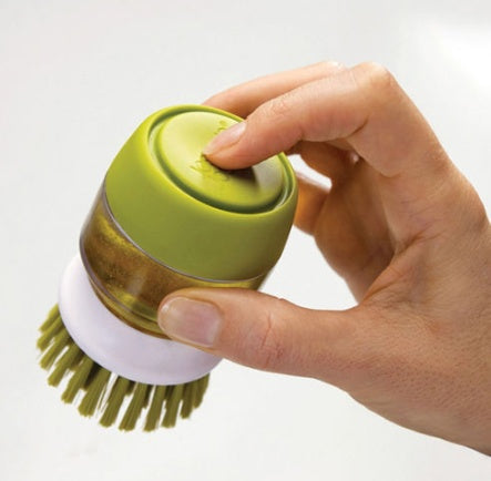 Brosse à vaisselle et à laver les casseroles avec savon liquide pour la vaisselle