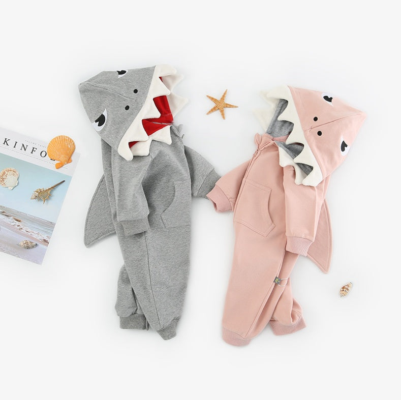 Robes à capuche de requin de dessin animé