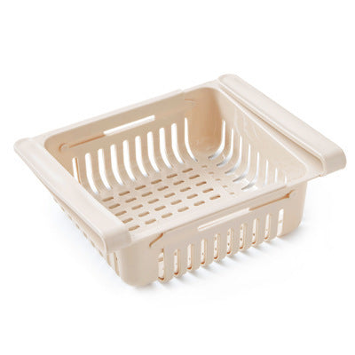 Panier de rangement pour réfrigérateur, boîte de rangement extensible multifonction pour réfrigérateur de cuisine