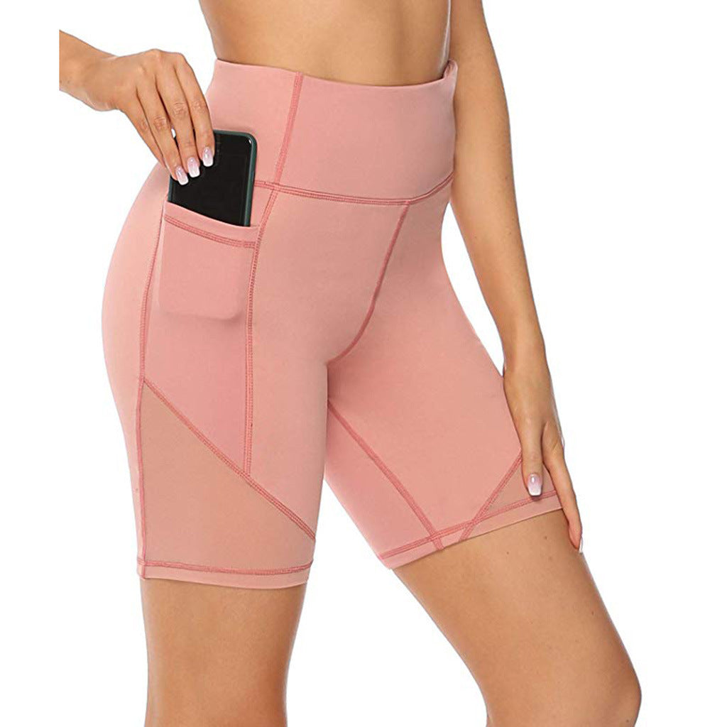 Pantalones cortos deportivos de cinco puntos con costuras