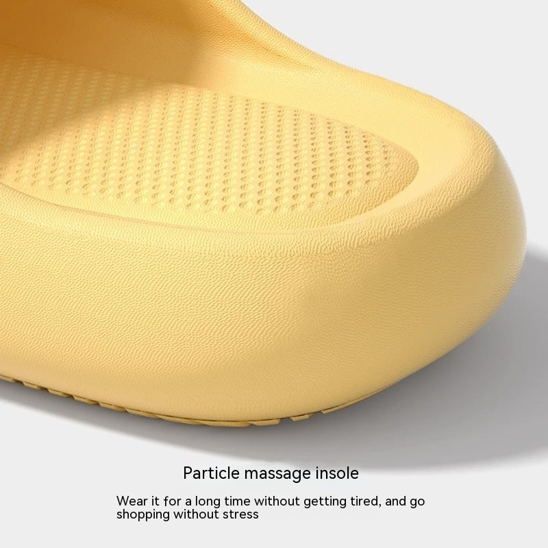 Pantoufles muettes pour femmes, sandales antidérapantes simples de bain d'été pour la maison