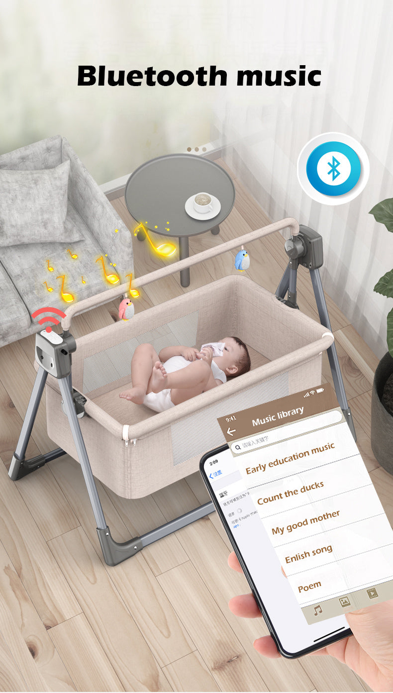 Berceau électrique intelligent multifonction pour bébé