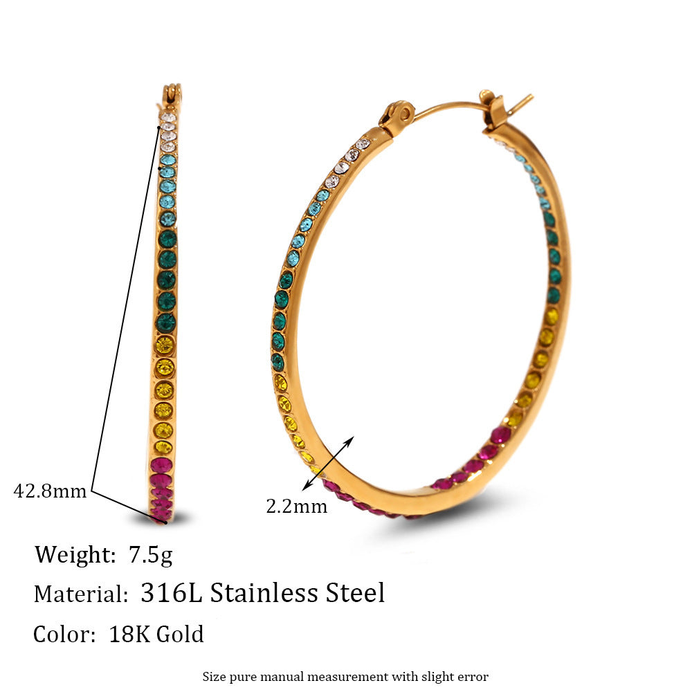 Boucles d'oreilles minimalistes de haute qualité, mode européenne et américaine