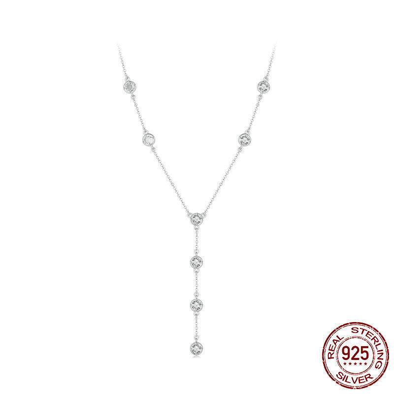 Collier à pampilles en forme de cœur, de luxe et à la mode, à prix abordable, pour femmes