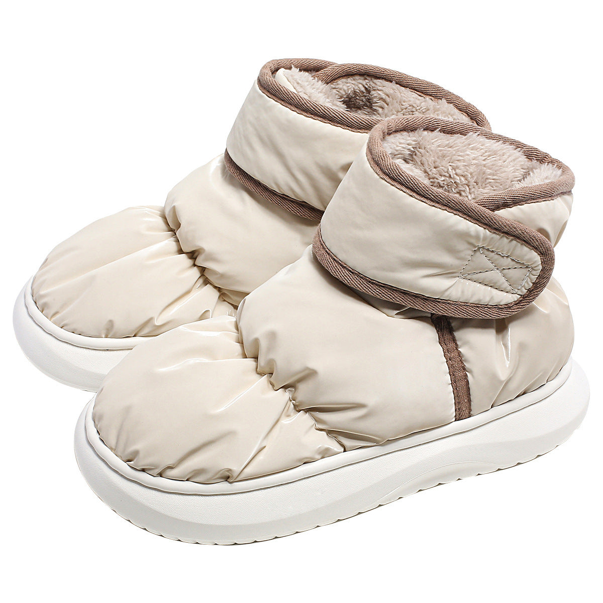 Chaussures d'intérieur en coton pour couples, hiver pour hommes