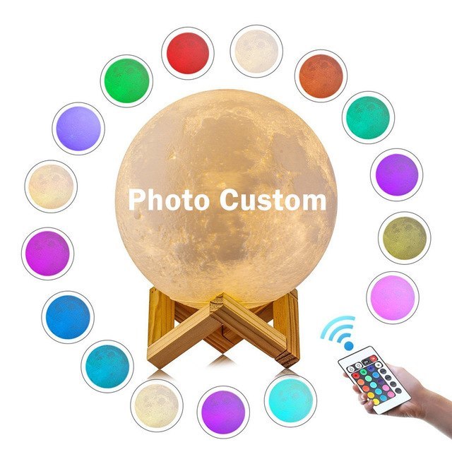 Lámpara de luna personalizada