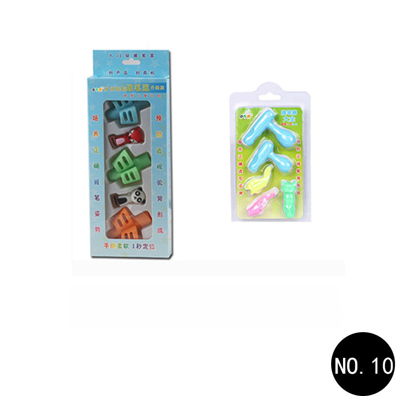 Porte-stylo de papeterie pour enfants, posture d'écriture correcte pour étudiants, dessin animé