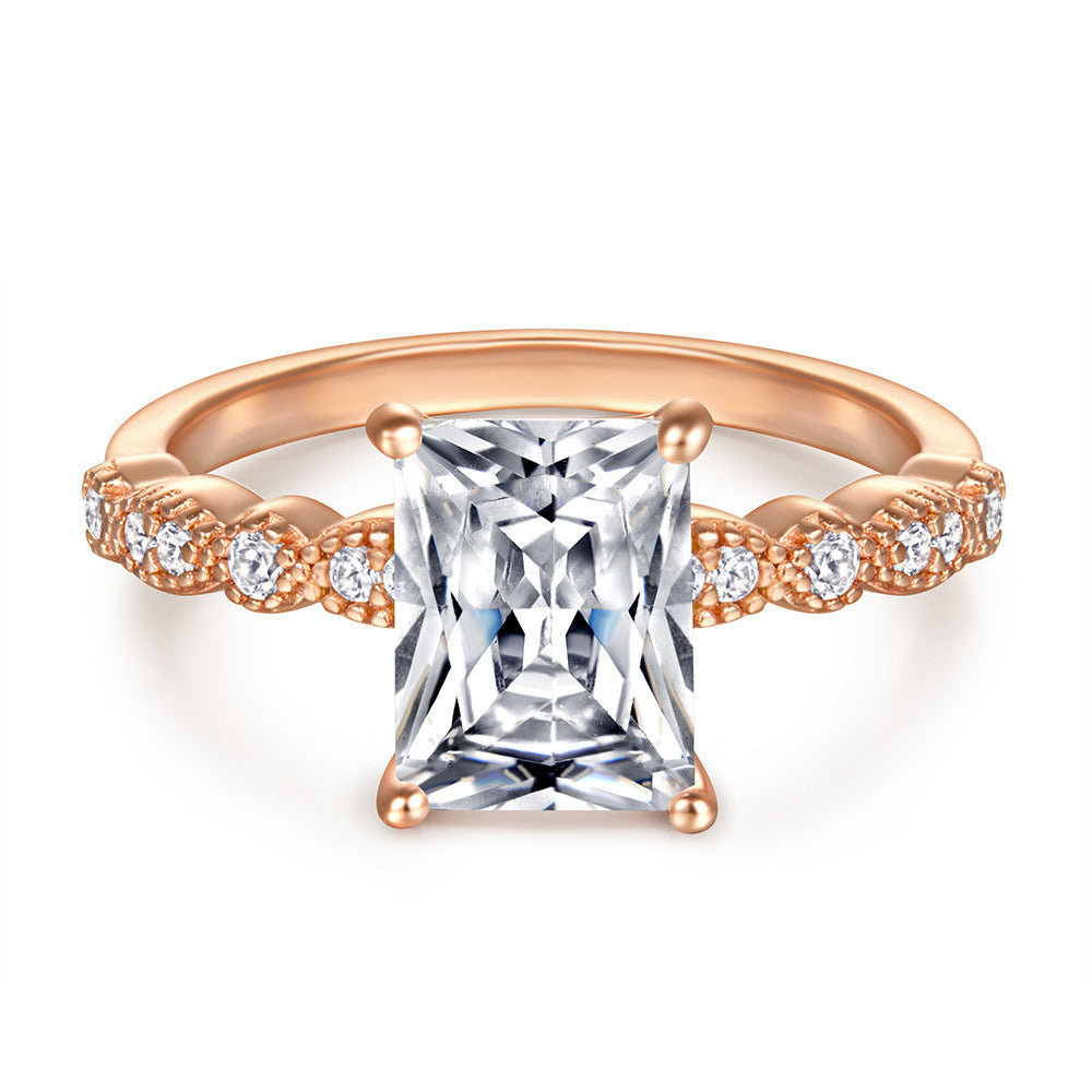 Fashion Silver Women's Wedding Ring