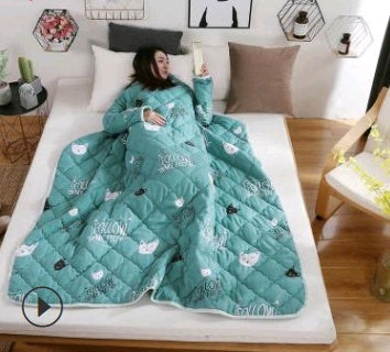 Couette d'hiver paresseuse avec manches