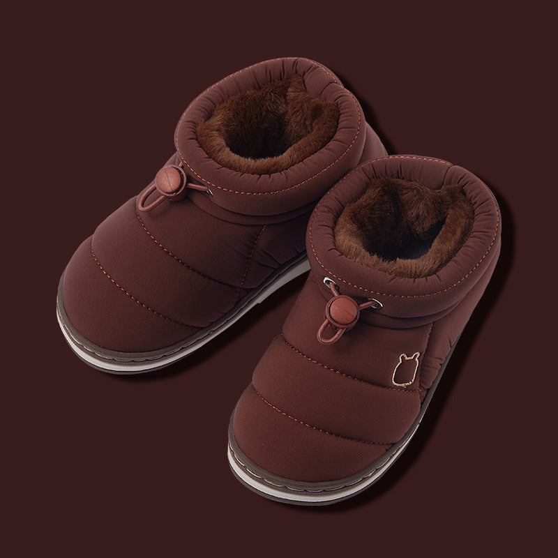 Mignon chaud garçon et fille maison coton glisser sac avec