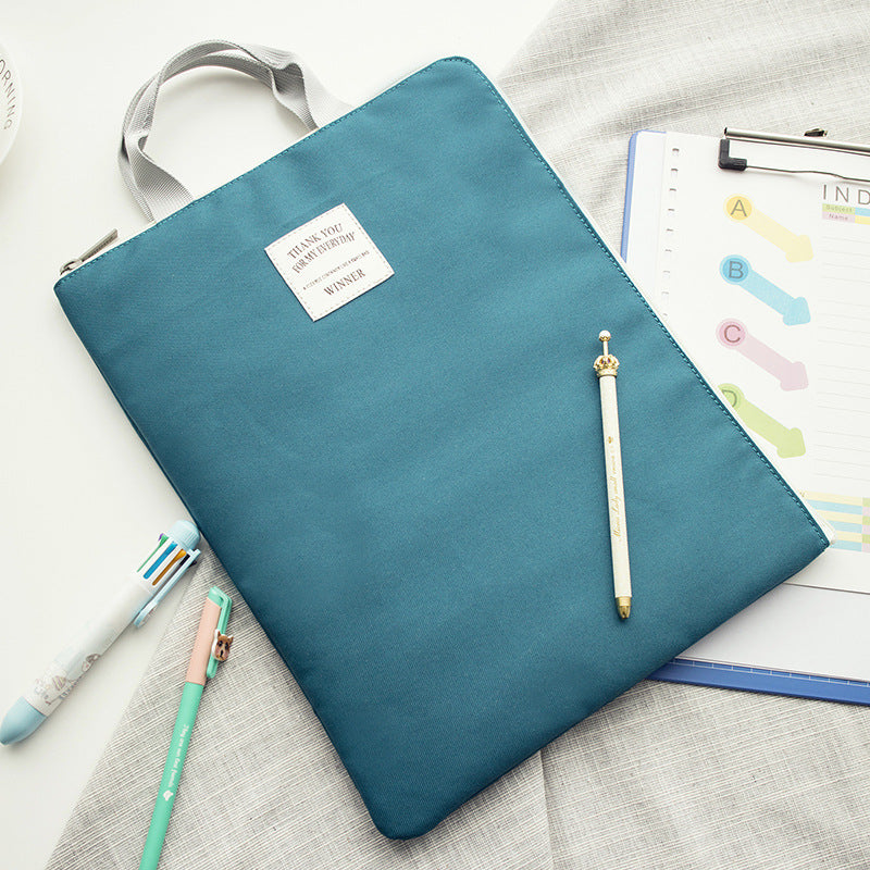 Ensemble de fichiers A4 de grande capacité de couleur unie Winner