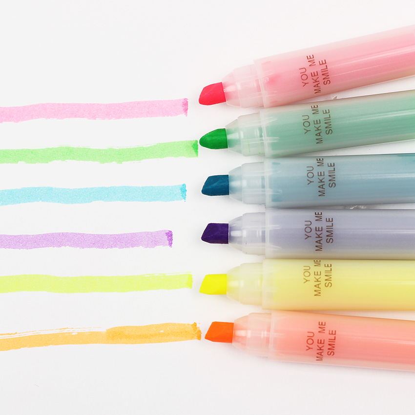 Resaltador de seis colores