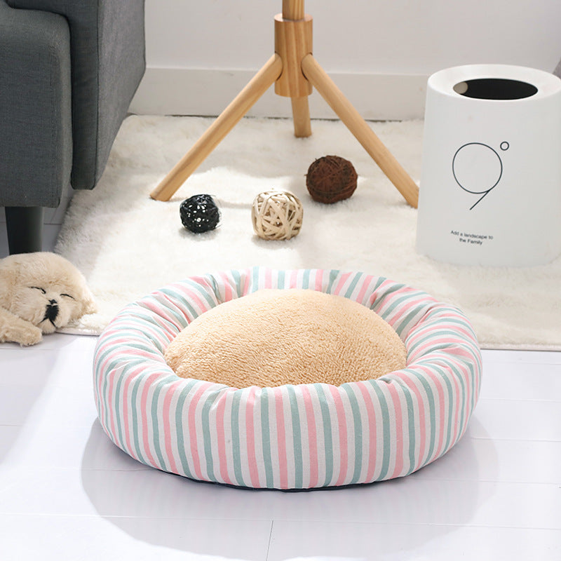 Nid de tarte au lin pour garder les animaux au chaud