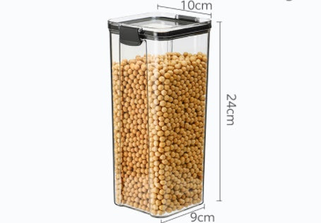 Caja de tarro de almacenamiento de cocina para cereales