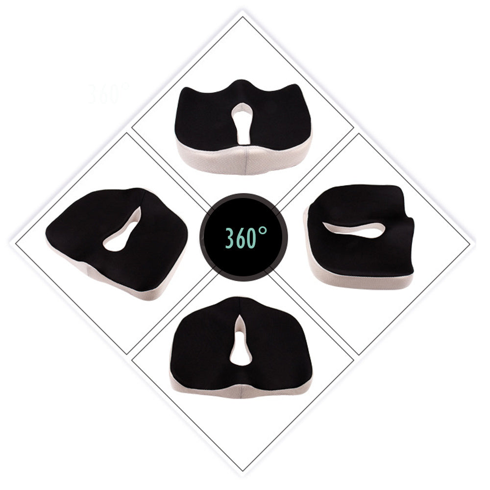 Coccyx orthopédique confortable en mousse à mémoire de forme chaise coussin de siège de voiture pour le bas du dos Coccyx hémorroïdes médicales coussin Almofadas 