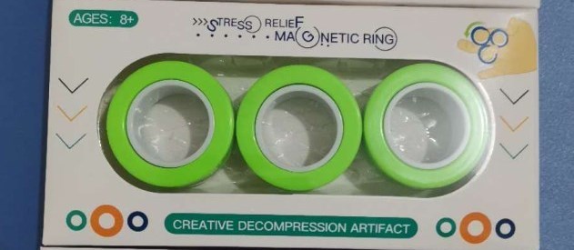 Anillo giratorio de dedo magnético