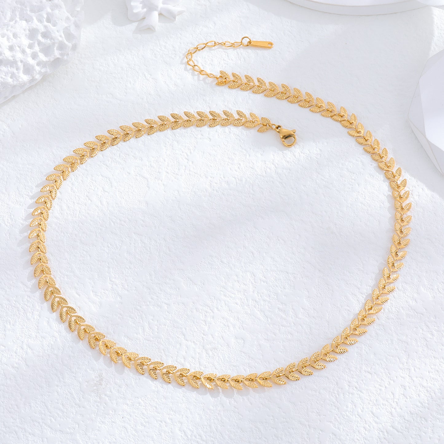 Stitching Chain Elegant Graceful Necklace Women