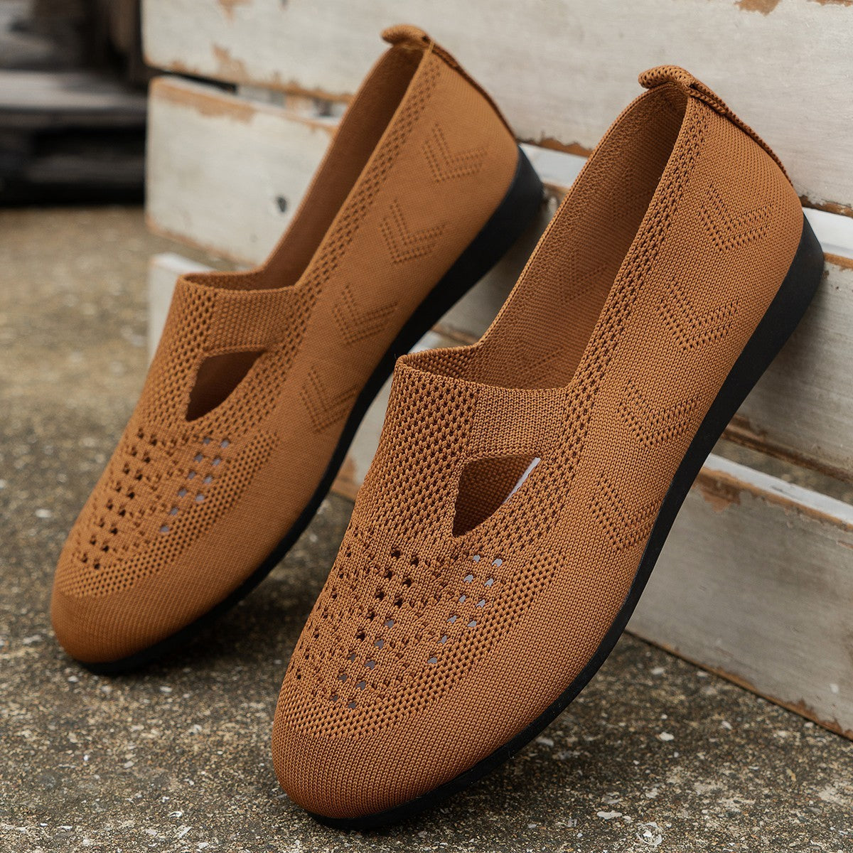 Chaussures décontractées d'extérieur à enfiler pour femmes