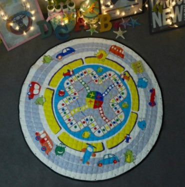 Tapis de rangement pour voiture en coton, modèles d'explosion Ins, tapis de rangement pour jouets, sortie ronde, tapis d'escalade pour enfants, sac de rangement