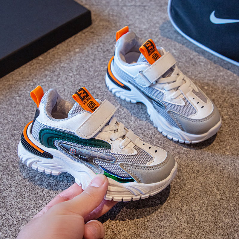 Chaussures de course respirantes en maille à la mode pour garçons