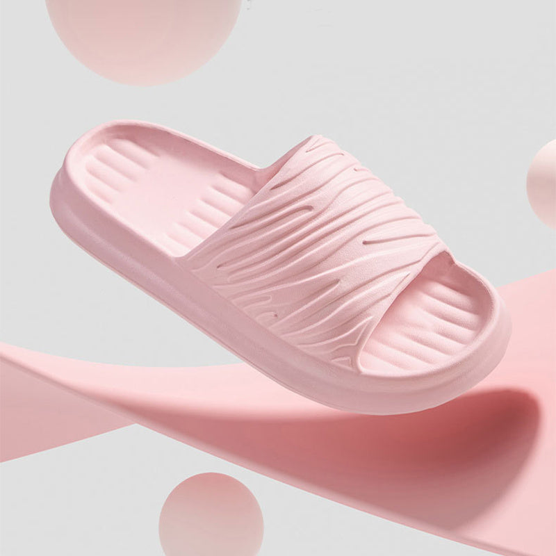 Pantoufles de maison, chaussures de salle de bain à fond épais et souple