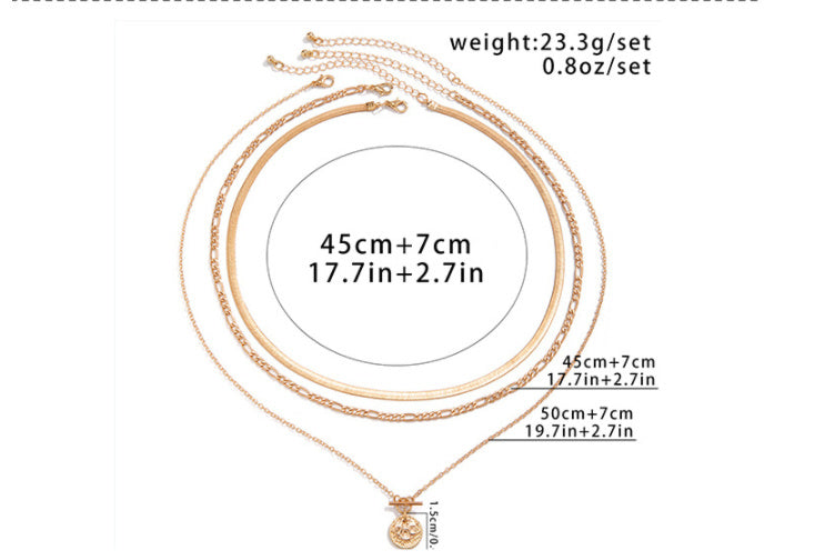 Niche High Sense Twin Clavicle Chain Accessories