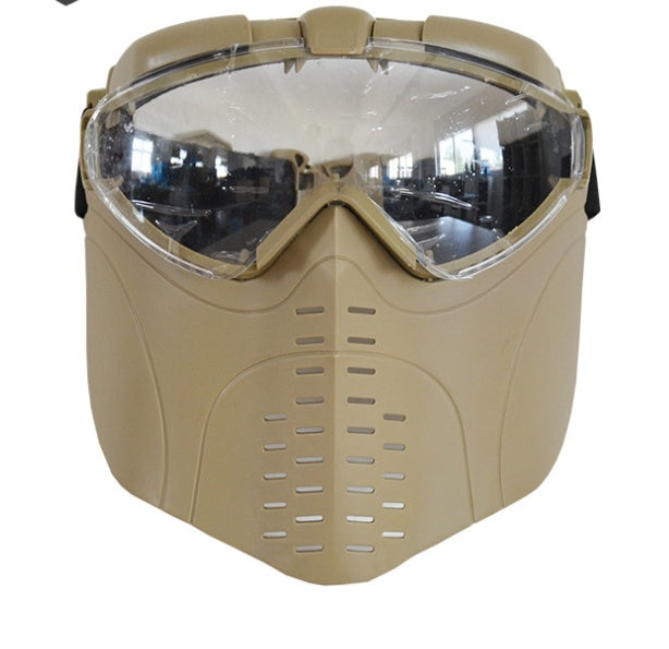 MARUI Anti niebla ventilado táctico Airsoft eléctrico máscara facial completa máscara de gas 