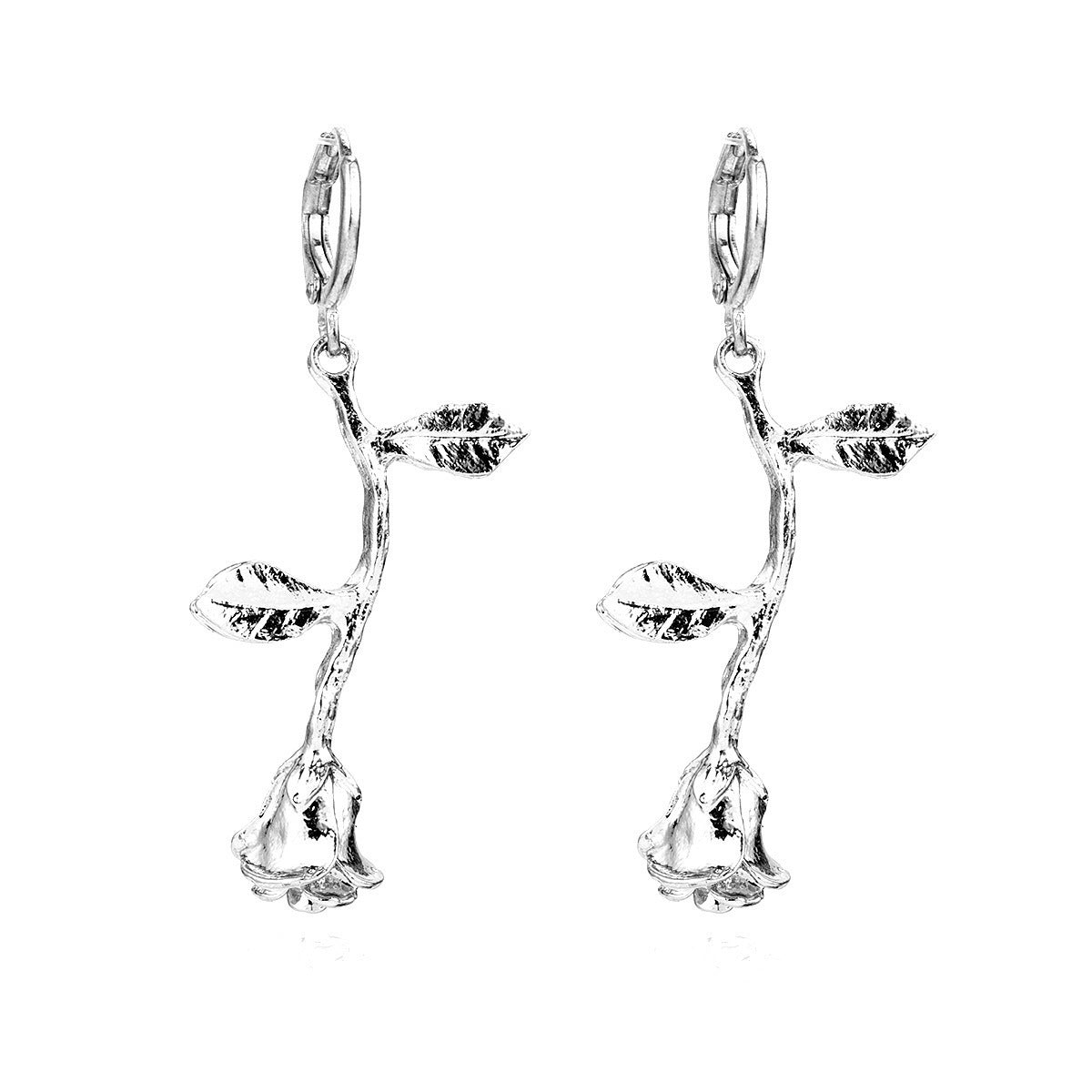 Mini Shell Rose Star Earrings