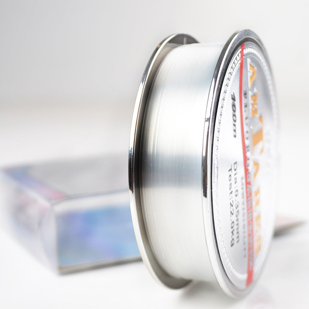 Ligne de pêche Invisible enduite de fluorocarbone, outil de pêche en Fiber de carbone