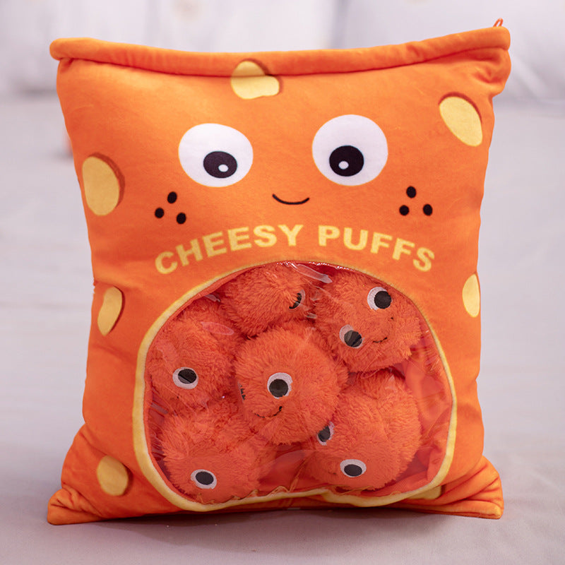 Jouets en peluche en forme de collation