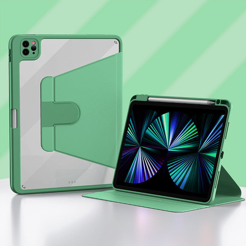 Étui pivotant pour tablette avec couvercle pour porte-stylos