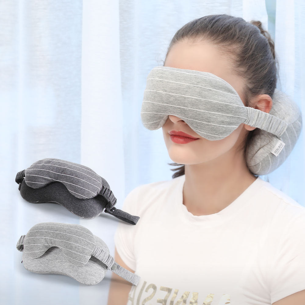Masque pour les yeux multifonction deux en un, oreiller de bureau, oreiller Cervical, masque pour les yeux, oreiller de voyage, oreiller Cervical