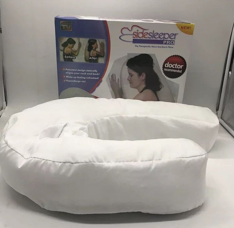 Oreiller en coton pour dormir sur le côté, oreiller pour le cou et le dos, maintien du cou, Protection de la colonne vertébrale, oreiller en coton, soins de santé