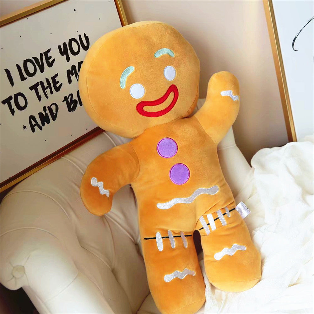 Peluche de hombre galleta de anime de dibujos animados