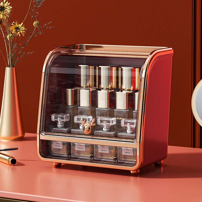 Cajón de almacenamiento de caja de almacenamiento de cosméticos de lujo ligero