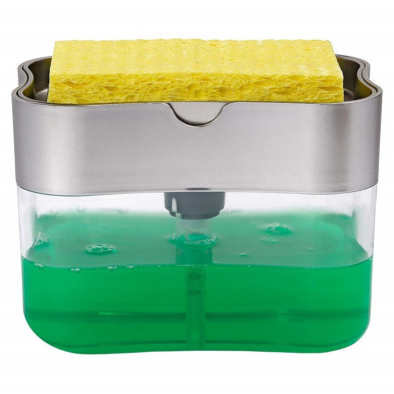 Dispensador de jabón multifunción, esponja Caddy, dispensador inodoro no tóxico, estante de cocina, caja de almacenamiento de jabón para lavado de baño creativo