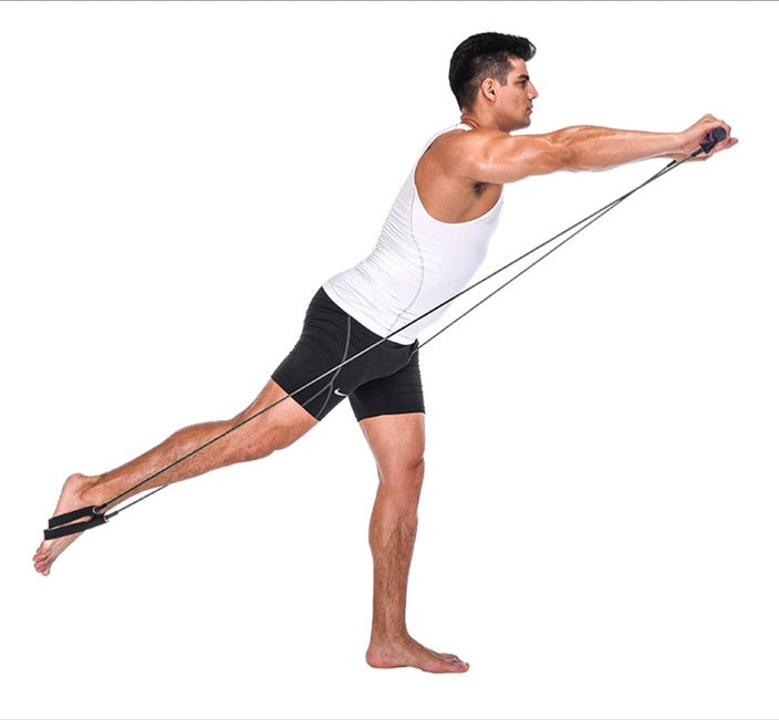 Bandes de résistance de Yoga Crossfit, corde de traction, Portable, entraînement de gymnastique, Pilates, barre d'entraînement, bandes élastiques