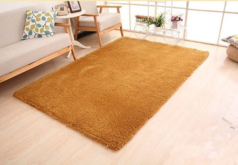 Alfombra para sala de estar, alfombra sólida y esponjosa, decoración suave para el hogar, alfombra de felpa blanca, alfombras para dormitorio, cocina, Tapete de alfombra blanca