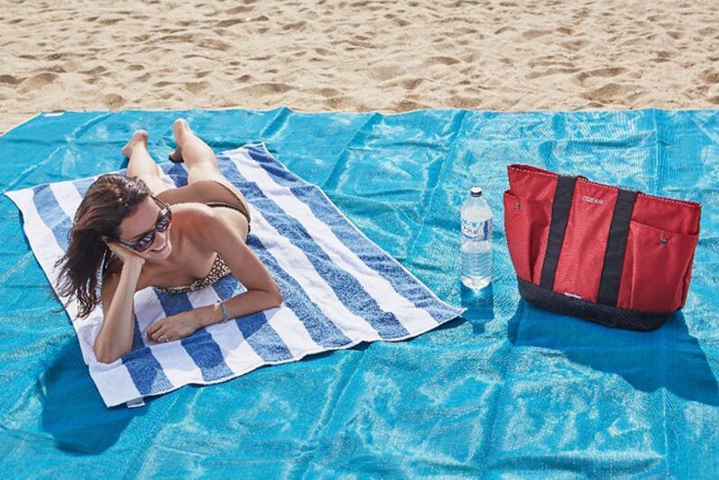 Tapis pliant tapis de plage qui fuit sable tapis de plage voyage en plein air tapis de pique-nique tapis de Camping