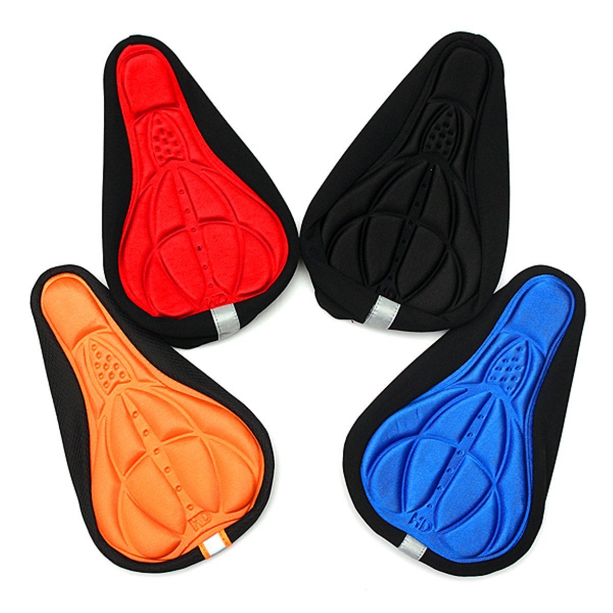 Housse de siège respirante 3D de couleur tapis respirant en relief pour vélo