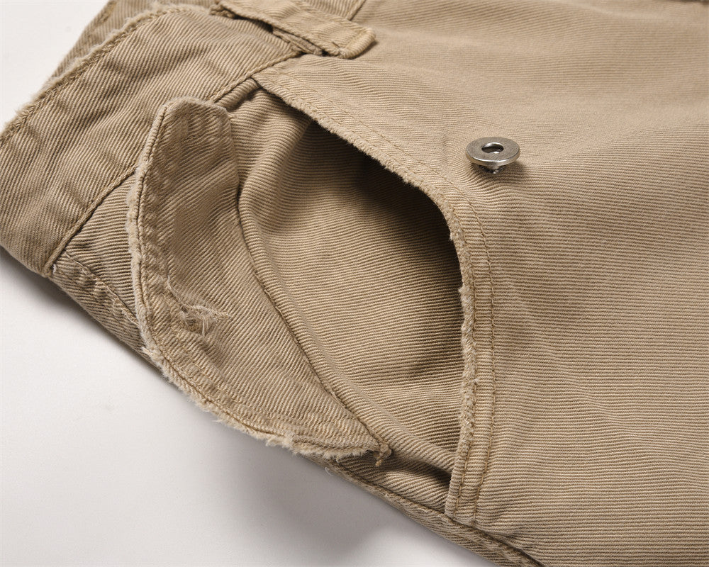 Fashion Work Clothes Casual Men's Wide-leg Pants