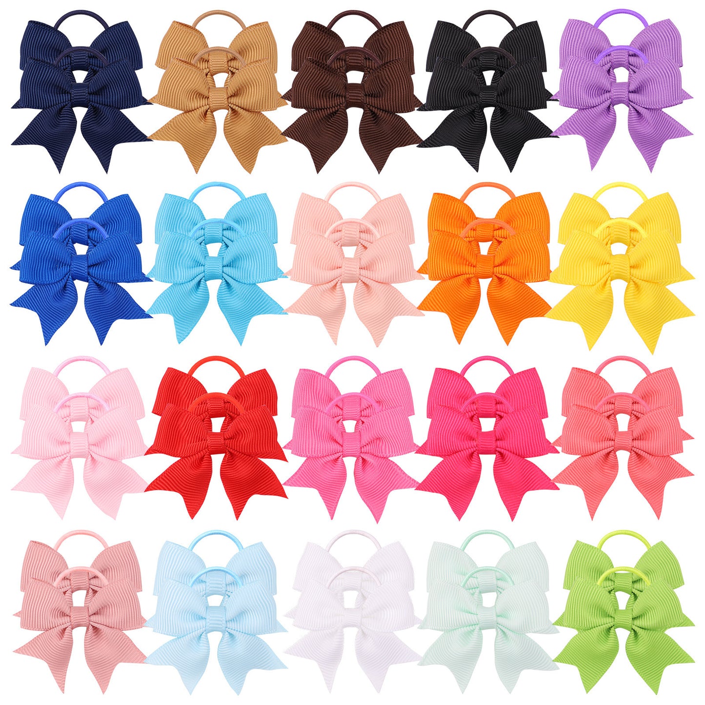 Ceinture en fil pour enfants, mignon, nœud en queue d'aronde, bande en caoutchouc, corde à cheveux, accessoires pour cheveux