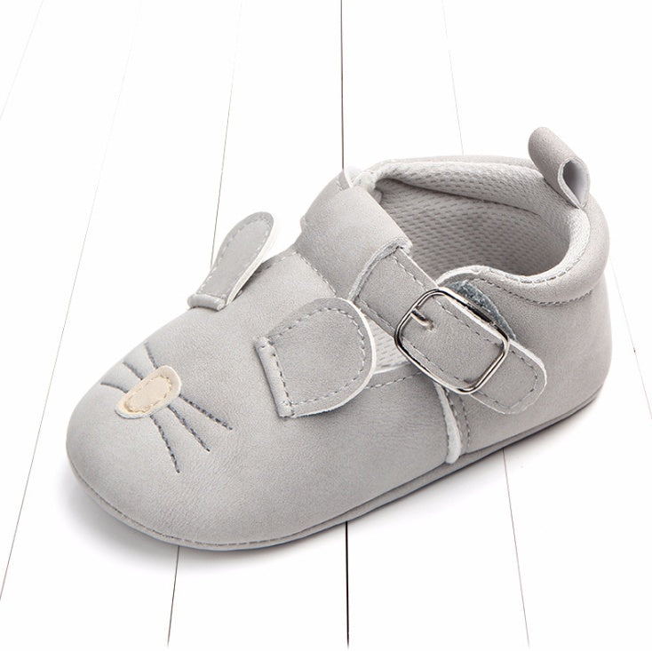 Primavera y otoño zapatos de bebé de animales de dibujos animados de cuero mate antideslizante zapatos de bebé de fondo suave al por mayor 0884 