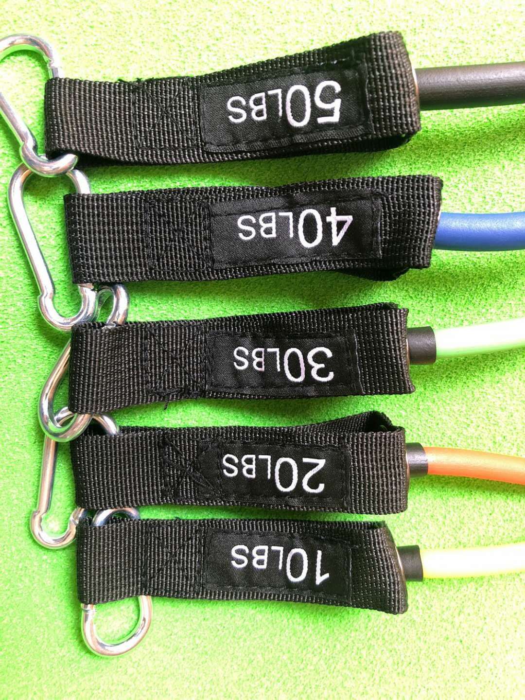 Équipement de fitness à domicile tendeur d'ensemble de 11 pièces en latex Tpe