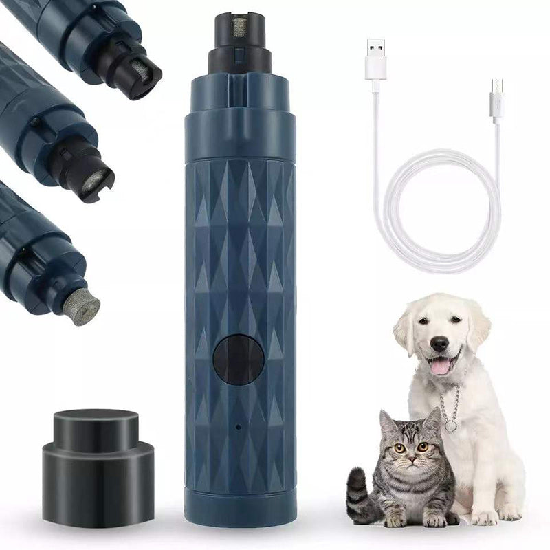 Polisseuse à ongles électrique pour animaux de compagnie, avec lumière, pour le nettoyage des chiens et des chats, produits pour animaux de compagnie