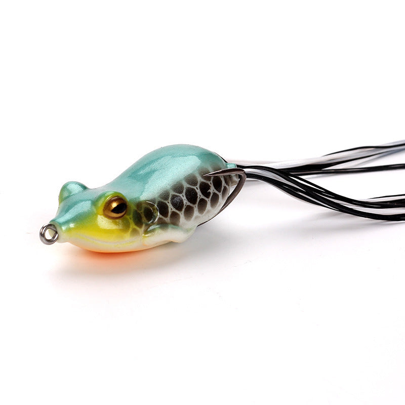 Équipement de pêche nouveau leurre grenouille poisson noir tuer Simulation appât appât de pêche grande grenouille
