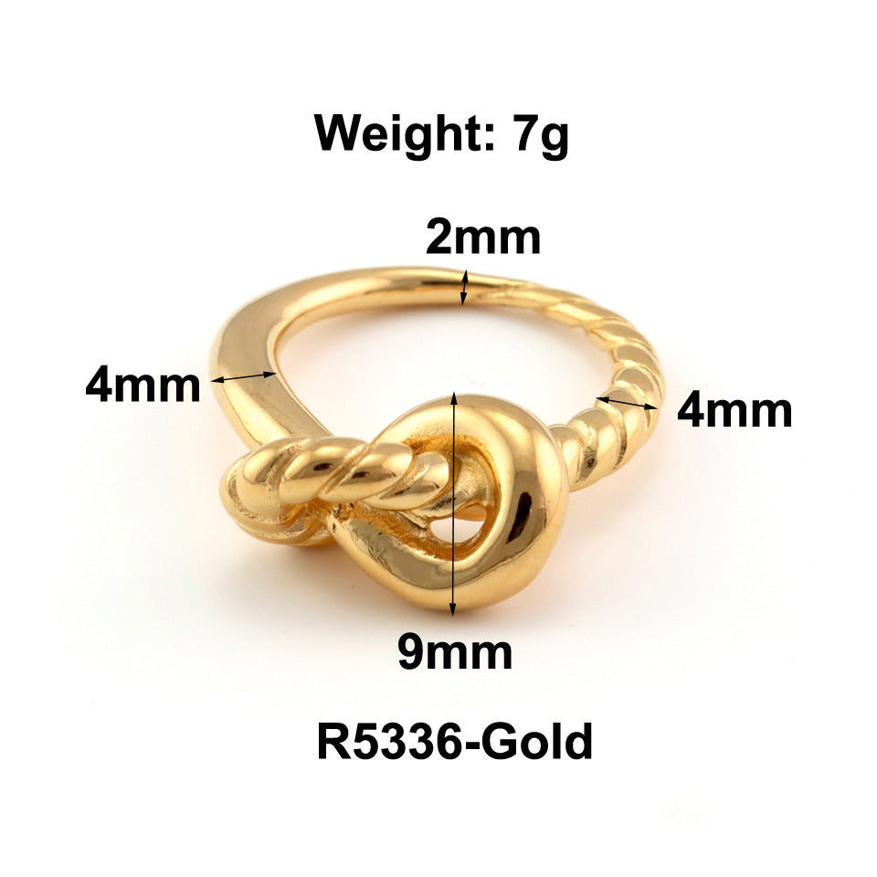 Fashion Bamboo Stainless Steel Ring