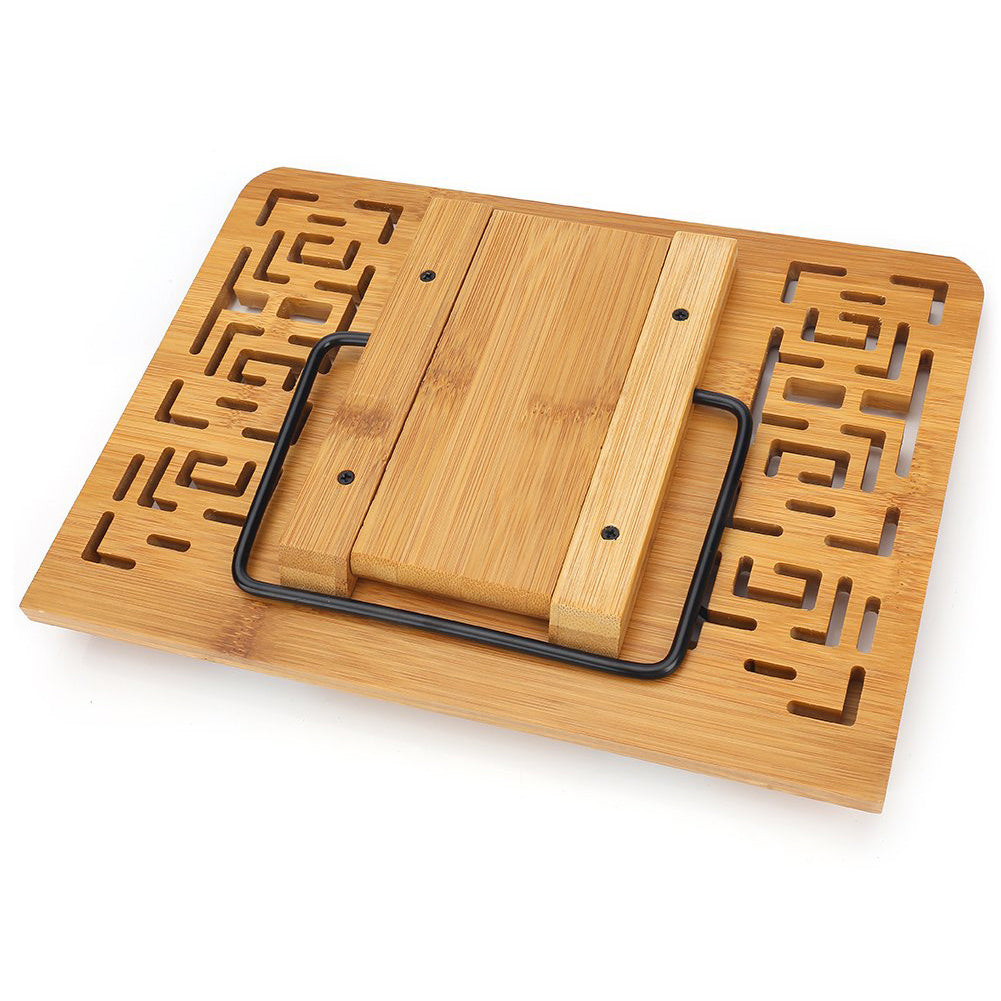 Cadre de lecture creux en bambou naturel